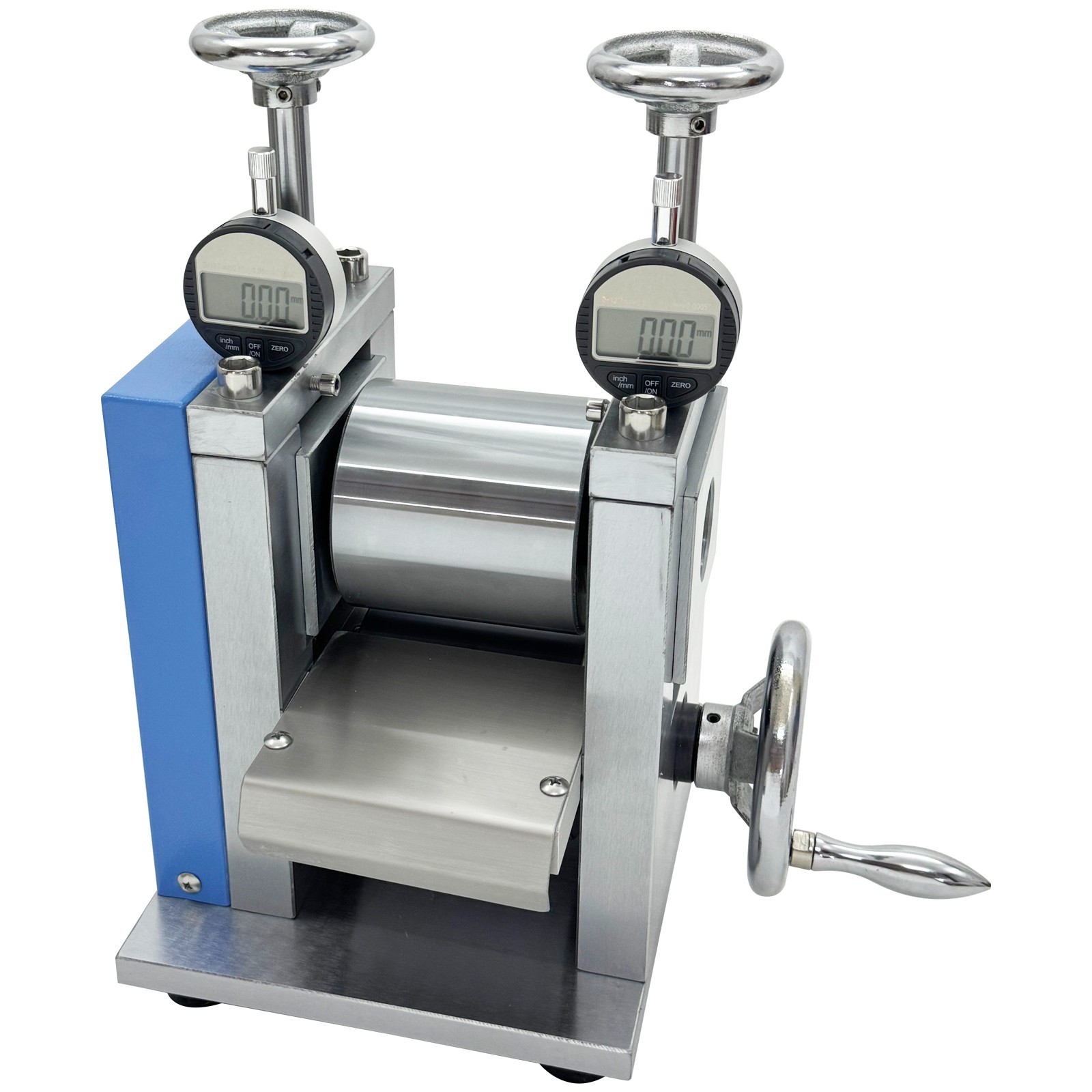 Manual Vertical Lab Electrode Sheet Calender Roller Press Machine 0~3MM
