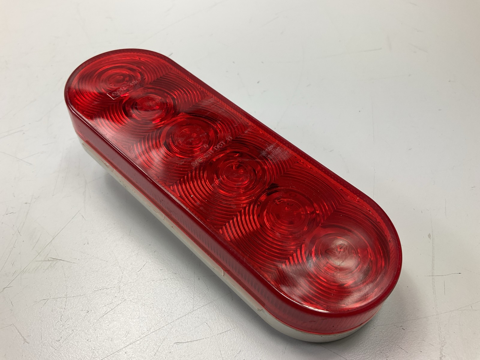 Optronics STL12RS 6" Oval Sealed LED Waterproof Trailer Tail Light, Red