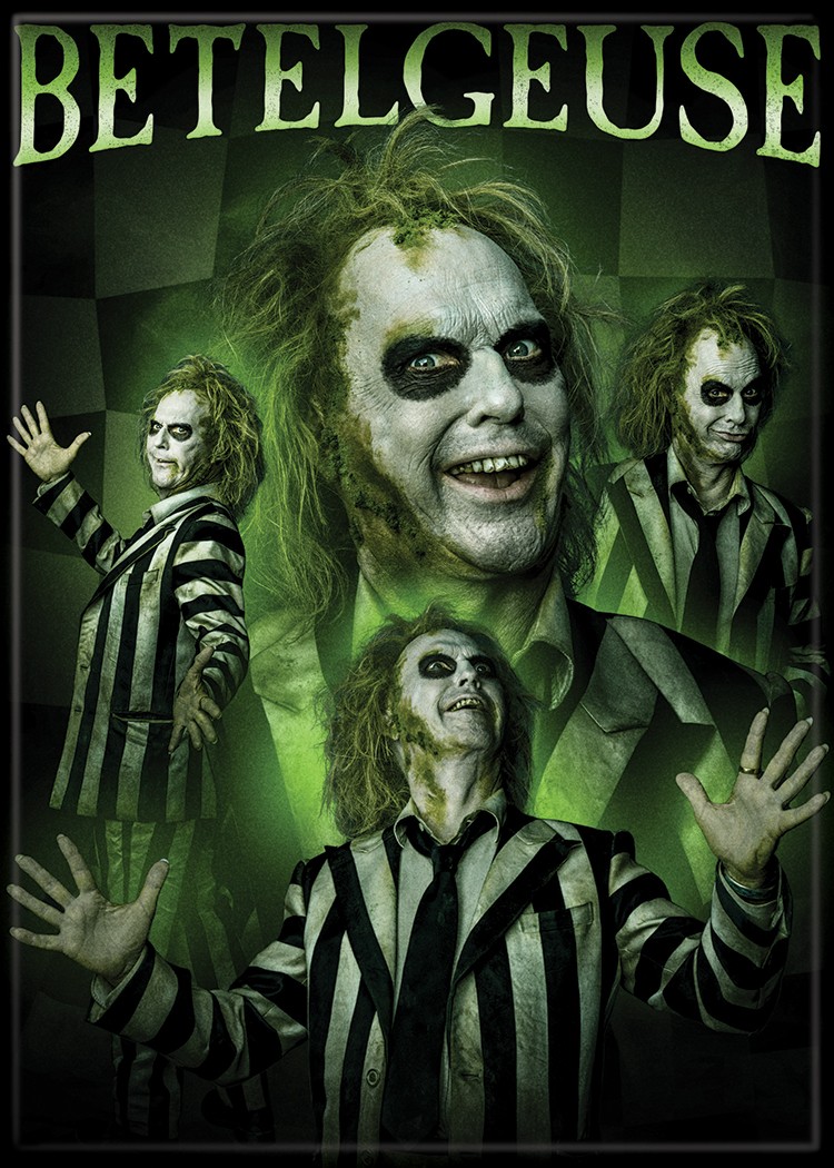 Beetlejuice Beetlejuice Movie Multiple Betelgeuse' Refrigerator Magnet UNUSED