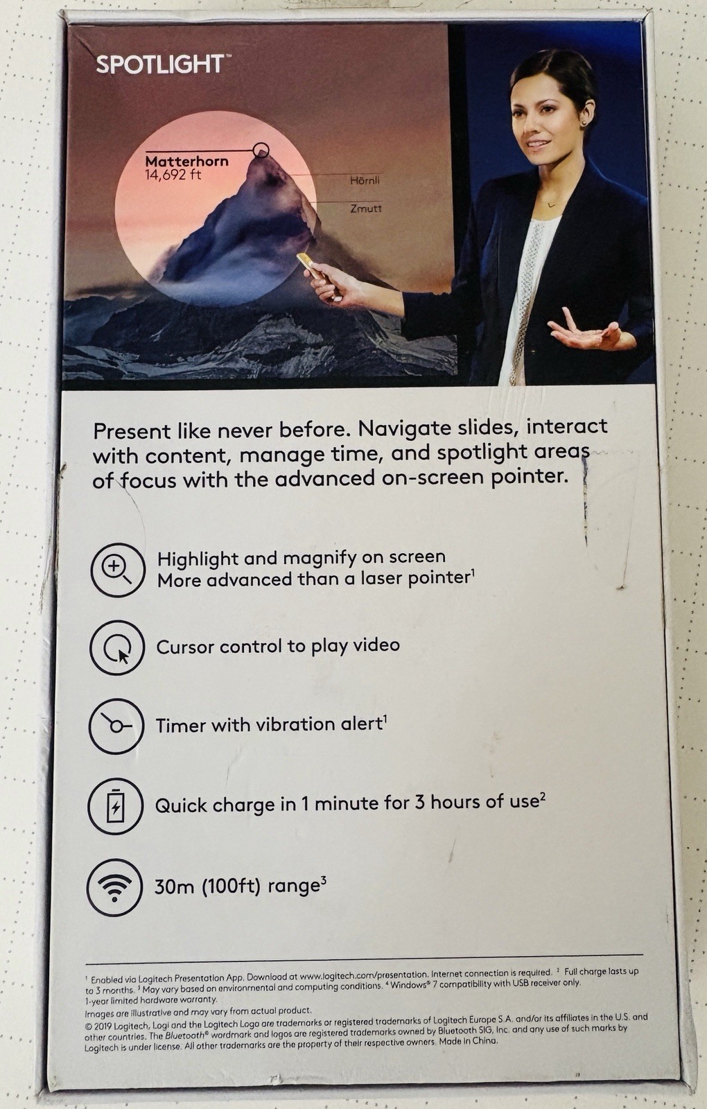 Logitech Spotlight Presentation Remote