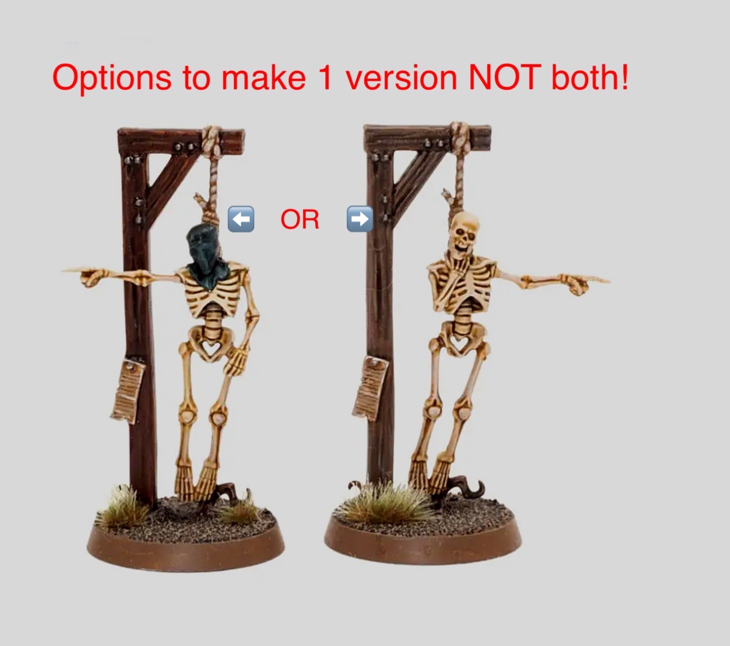 Warhammer CURSED CITY Objective Marker scenery GALLOWS familiar