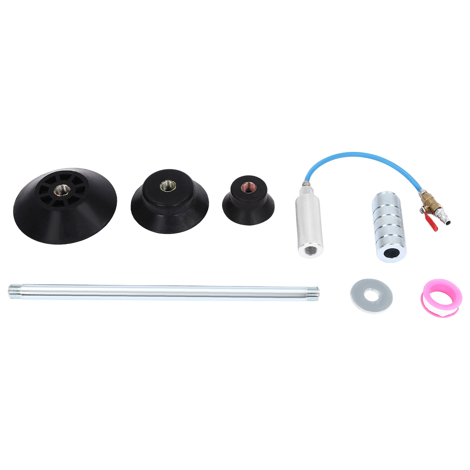 Pneumatic Puller Hammer with Hose& 3 Suction Cups Pneumatic Dent Repair Tool Set
