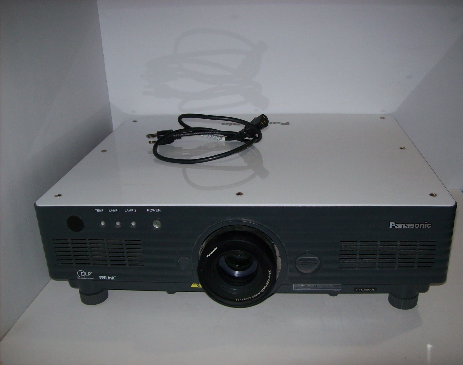 Panasonic PT-D5600UL DLP Projector HD Long Throw Projector 5000 Lumens