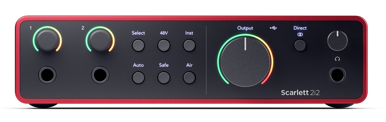 Focusrite Scarlett 2i2 4th Gen Studio Recording USB Audio Interface+Backpack