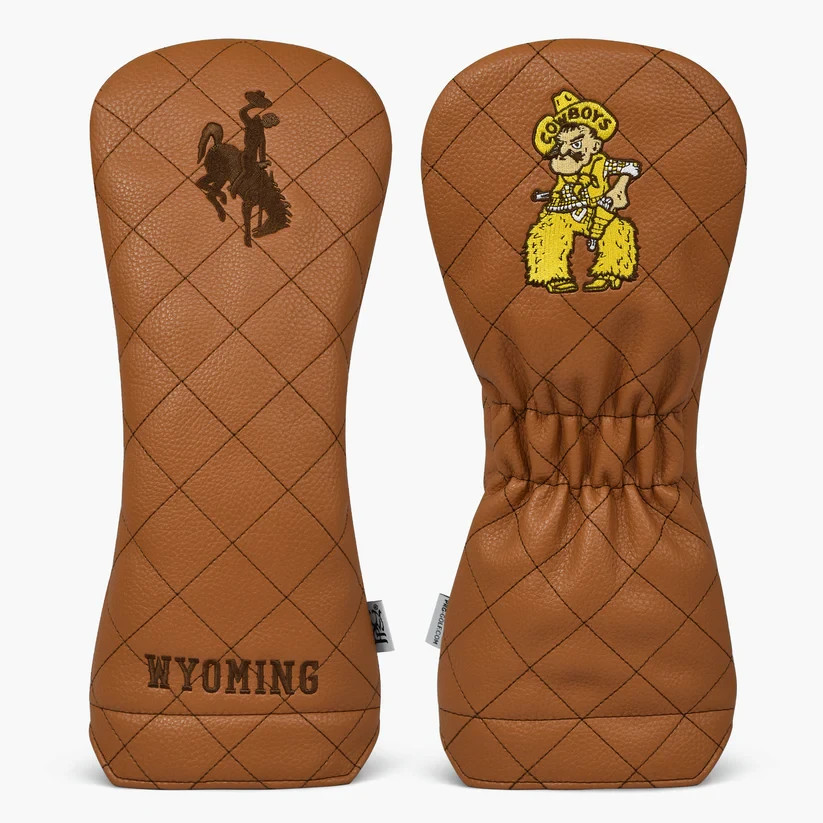 Wyoming Cowboys Premium PRG Fairway Wood Headcover New
