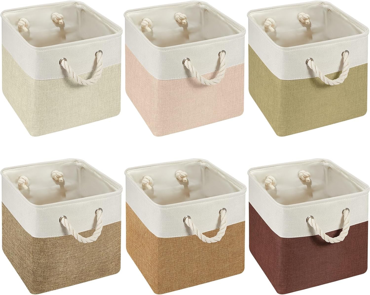 Cube Organizer Fabric Organizer Foldable Cube Basket