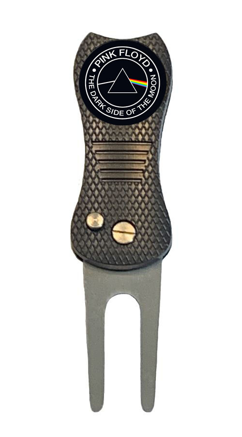 Pink Floyd Dark Side Of The Moon Golf Ball Marker + Switchblade Divot Tool
