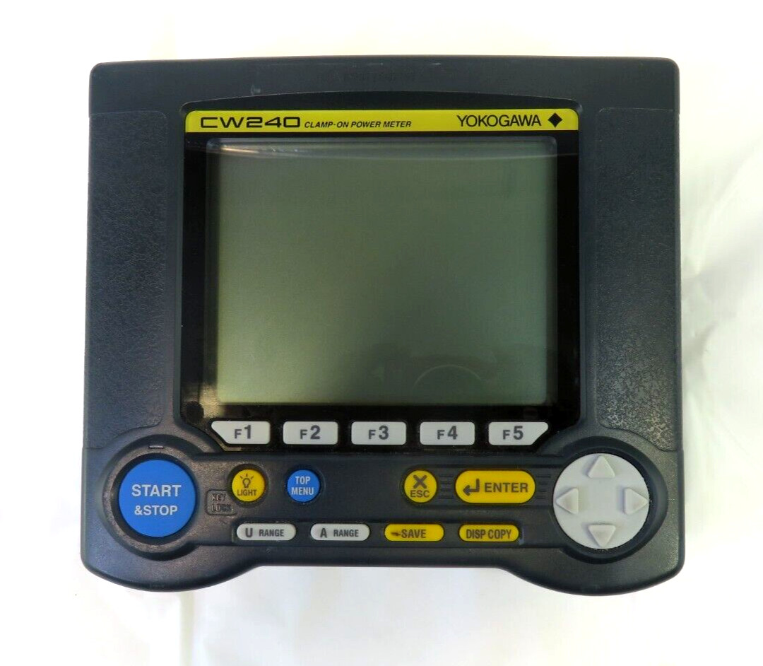 YOKOGAWA CW240 Clamp-On Power Meter, FOR PARTS/REPAIR