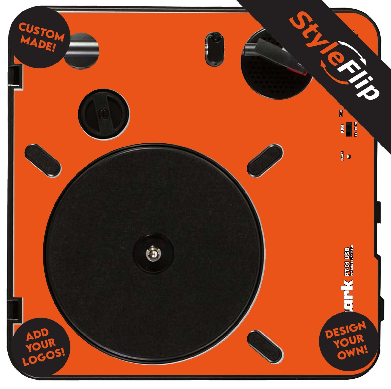 Numark PT01 USB Skin | Custom Skin | Protective Decal | StyleFlip