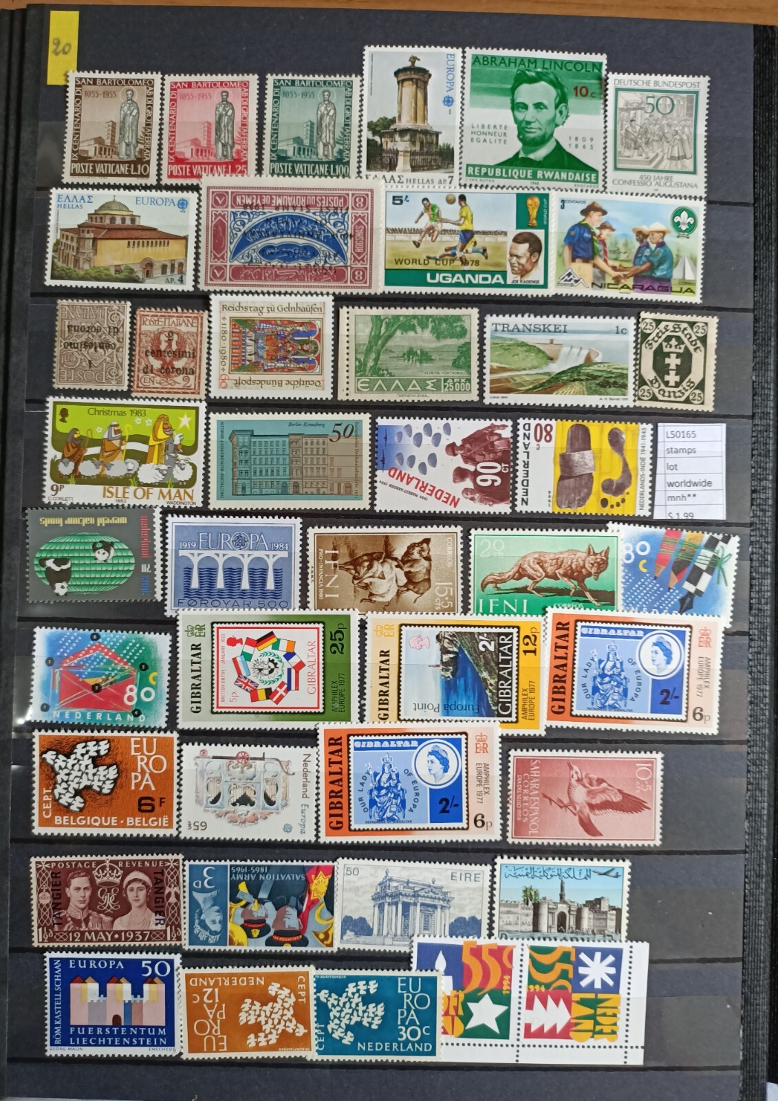 STAMPS LOT WORLDWIDE MNH**  (L50165)