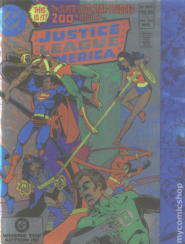 Justice League of America Facsimile Edition 200C Stock Image