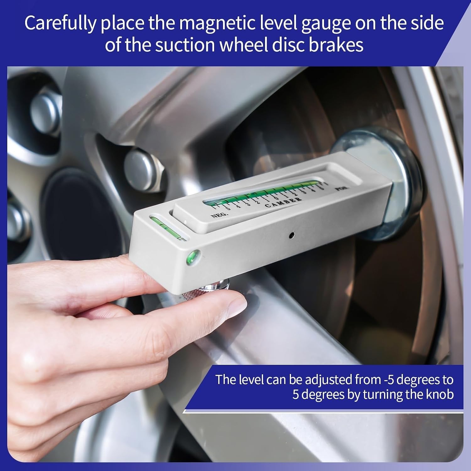 Efficient Adjustable Camber Caster Tool for Accurate Vehicle Alignment - 1 Pack