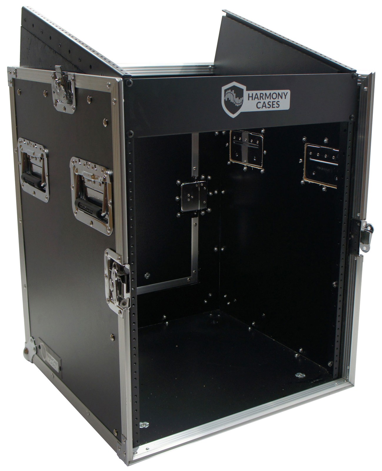 Harmony Case HCM12U DJ Pro Audio 10U Slant Top 14U Vertical Mixer Rack Case New