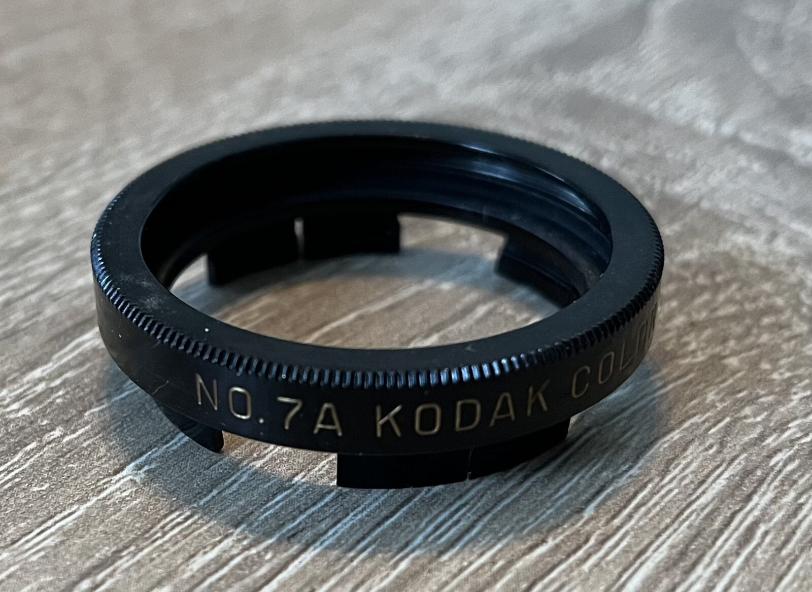 Kodak No. 7A Color Filter Holder.  Push- on style