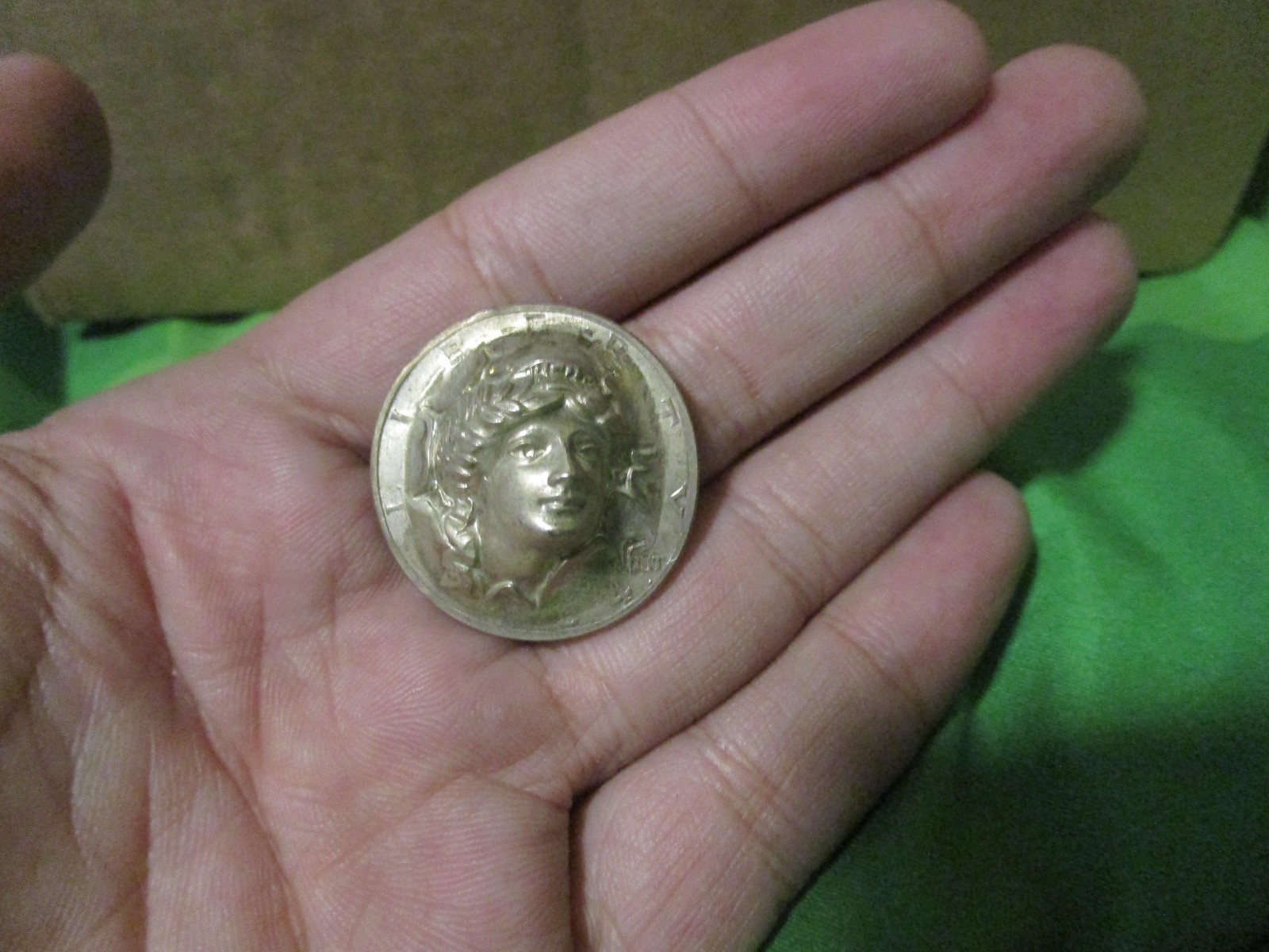 Half Dollar punch out coin