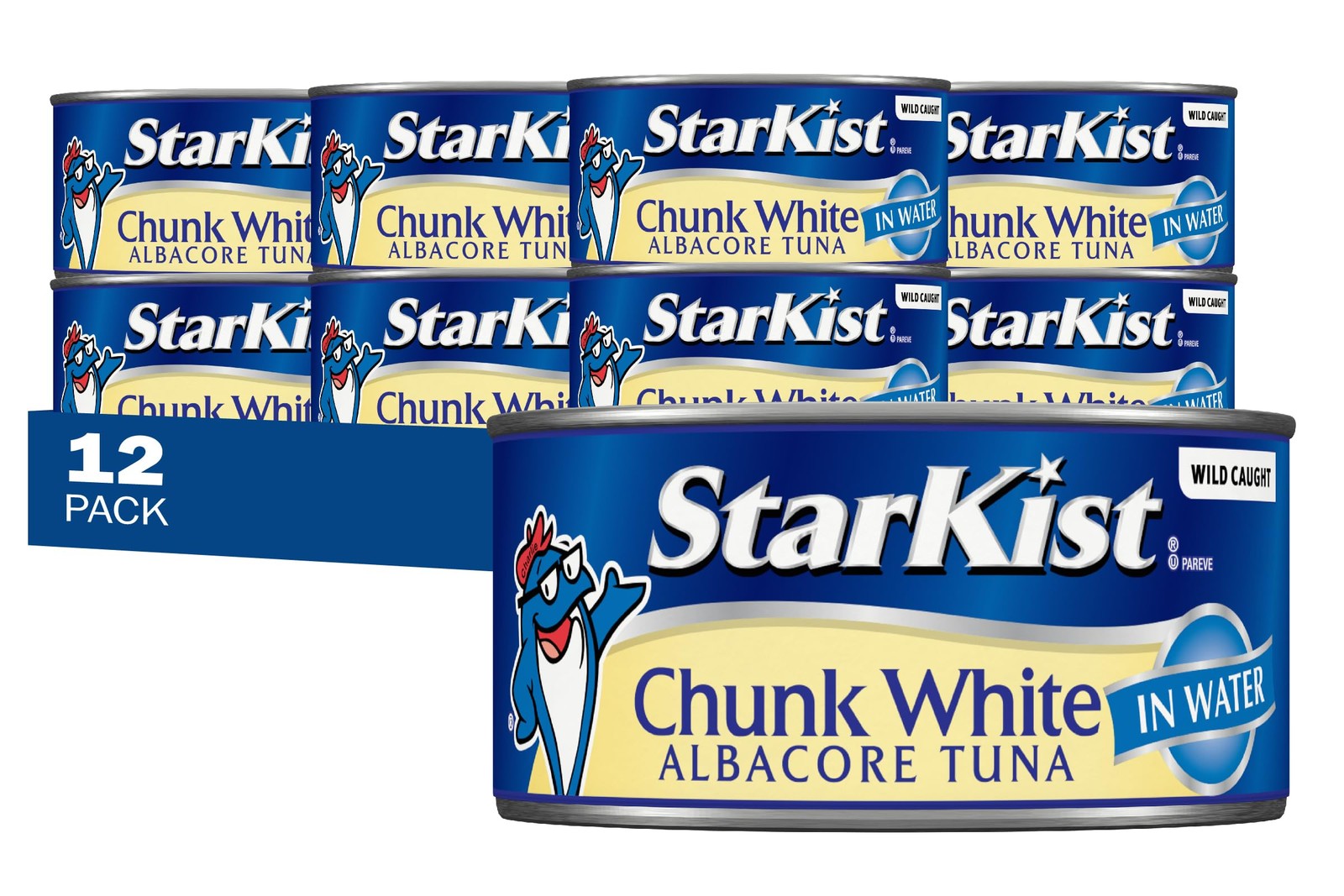 Chunk White Albacore Tuna in Water, 12 Oz, Pack of 12