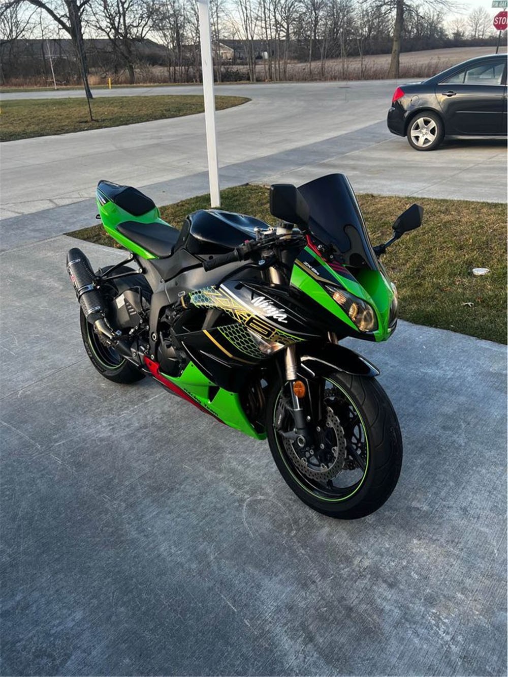 MSM Injection Fairing Kit Fit for Kawasaki 2009-12 ZX6R 636 New Color Scheme w57