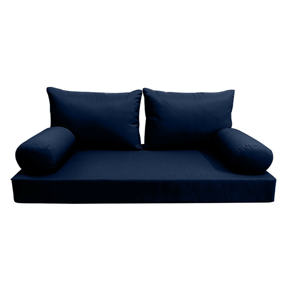 COVER ONLY STYLE 2 Mattress Pillow Daybed Porch Swing Knife Edge Twin AD101