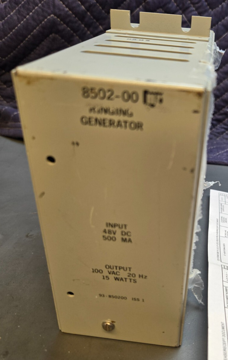 Charles 8502-00 ringing generator