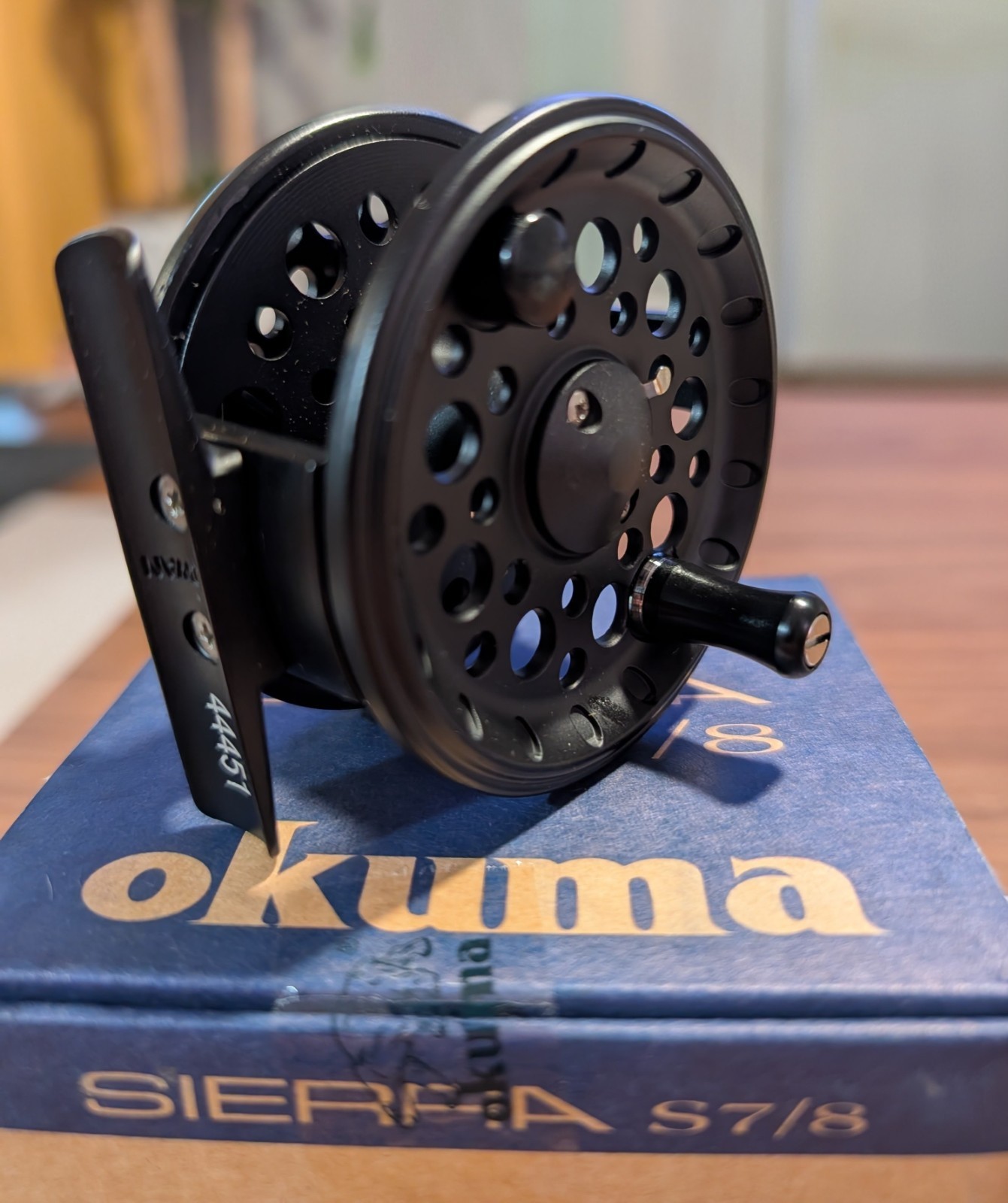 Okuma Sierra S 7/8 Fly Fishing Reel Black Die Cast Aluminum