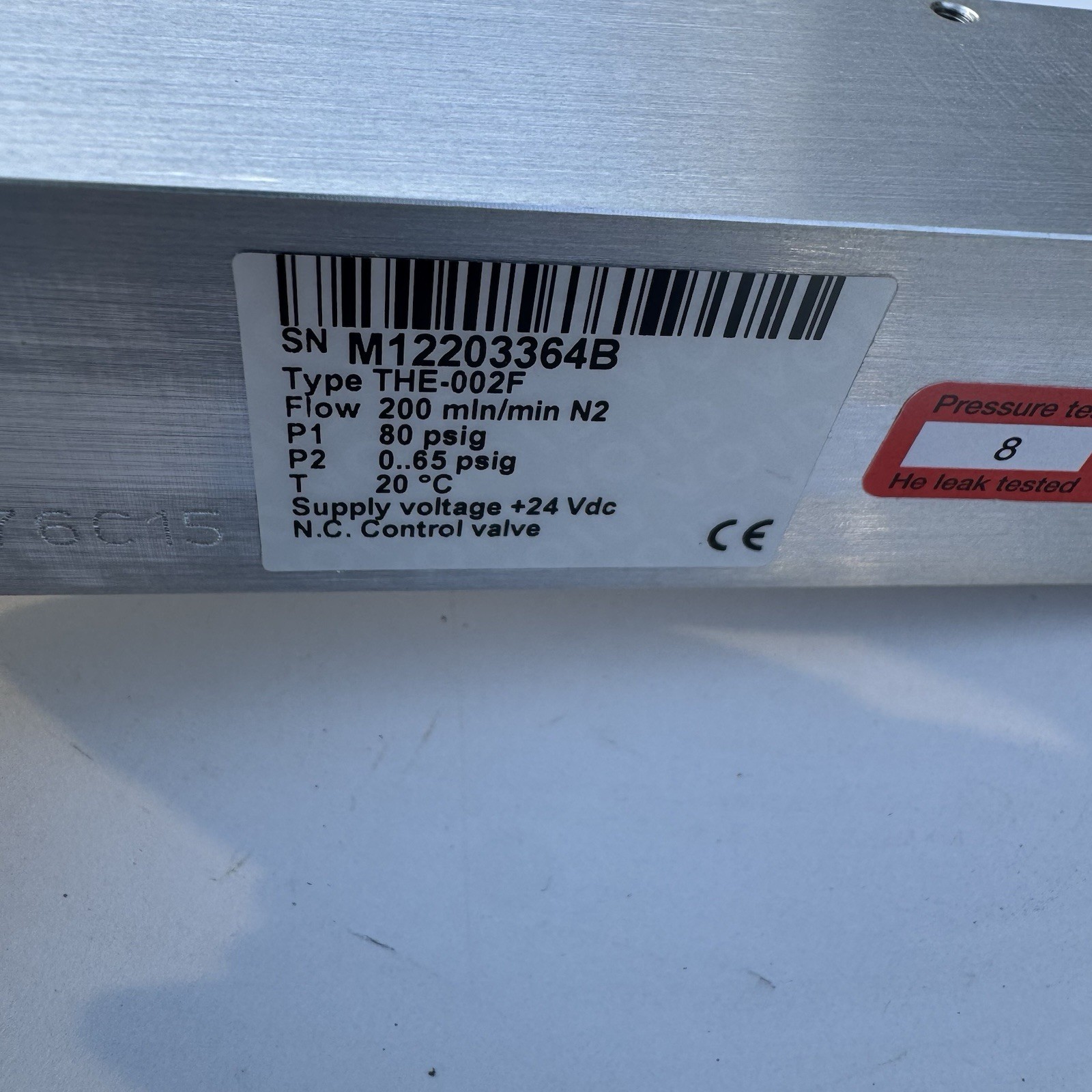 Bronkhorst THE-002F Mani-Flow Mass Flow Controller 200 ml/min N2 24V
