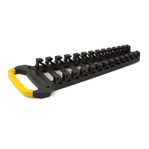 Titan 98012 Wrench Rack Metric 12 Slot Easy Carry, Semi-Flexible Grippers