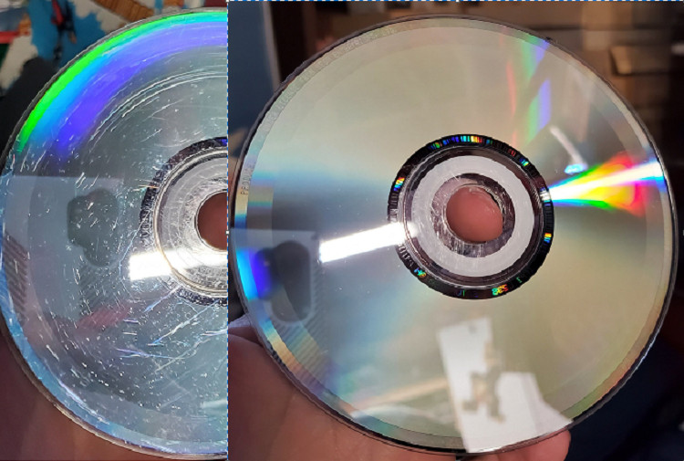 5x DVD, CD, Blu-ray, video game disc repair / resurfacing / scratch removal