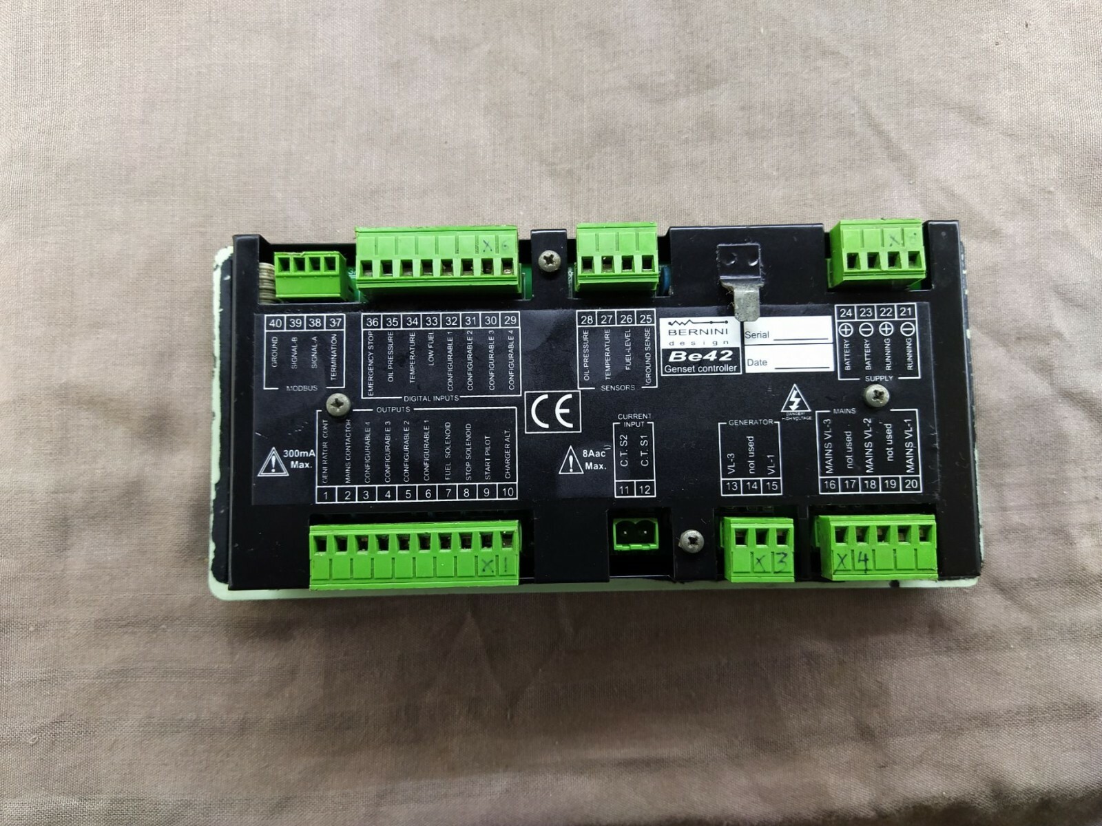 Bernini BE42 Genset Controller Generator Control Panel
