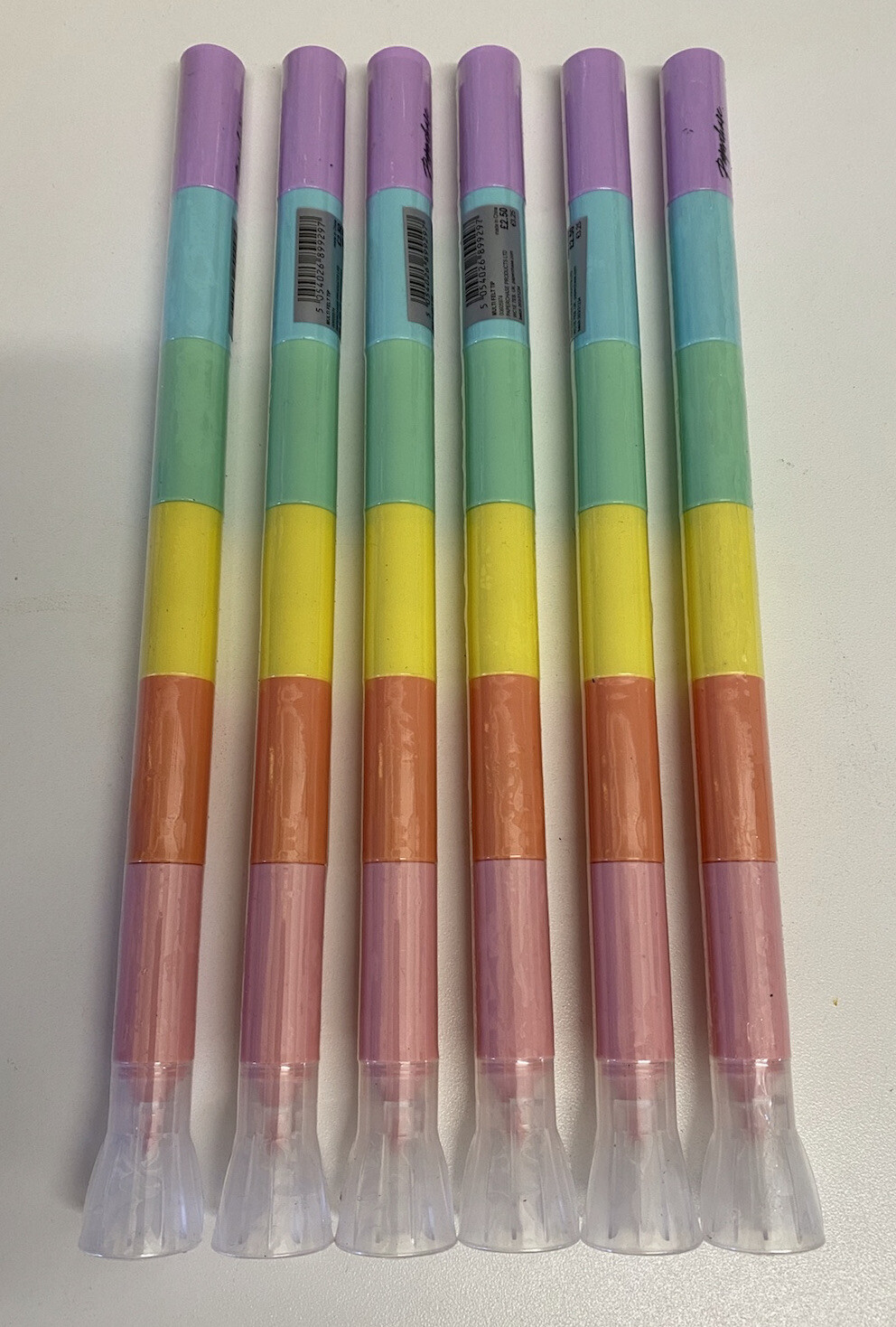 Paperchase Felt Tip Pens Set of 6 Jumbo Kids Jumbo Pastel Colouring x 6 Pens