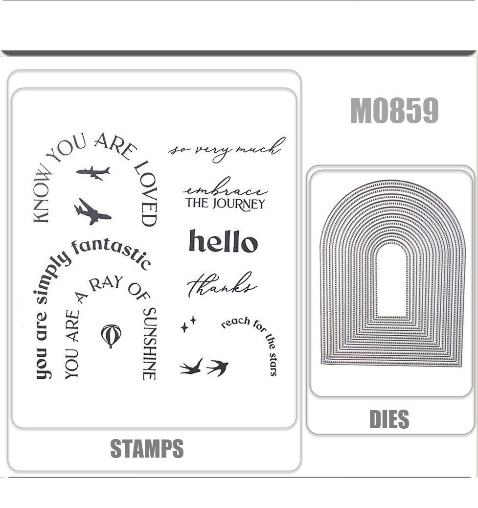M0859 EVERYDAY ARCHBEST Stamps Cutting Dies Stencil DIY Scrapbook Decoration