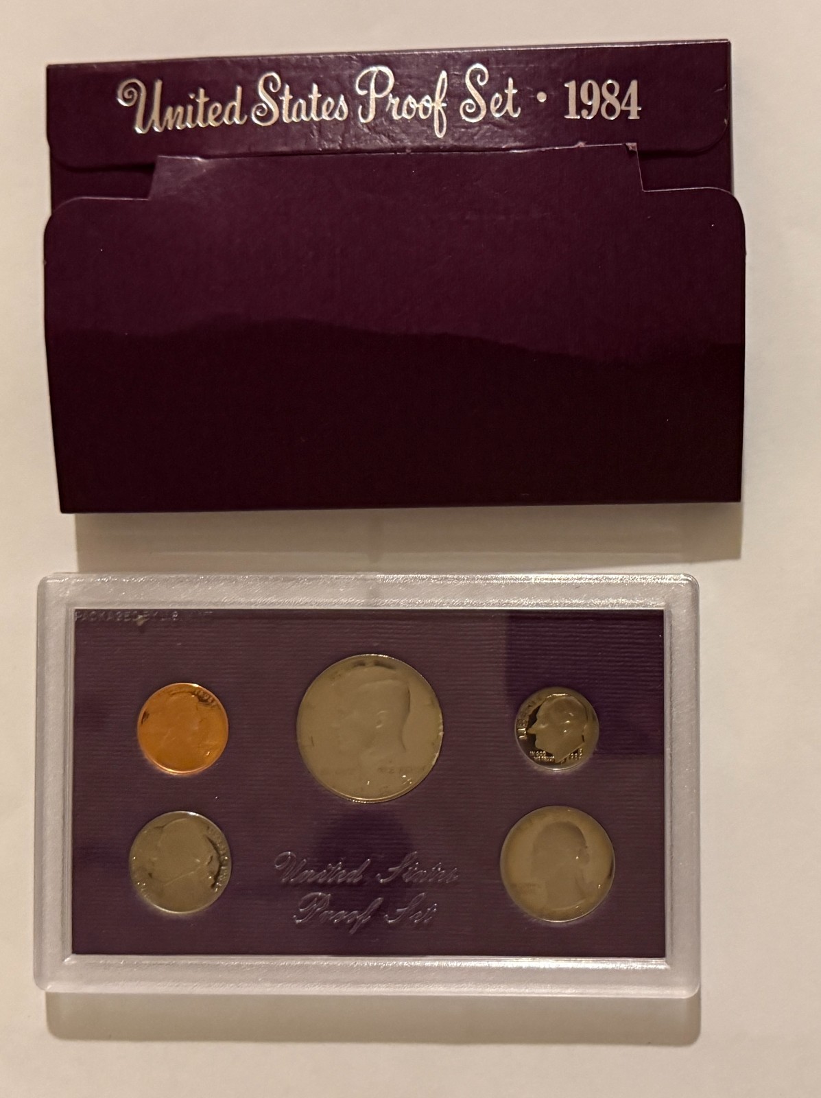 1984 Clad Proof Set U.S. Mint Original Government Packaging OGP