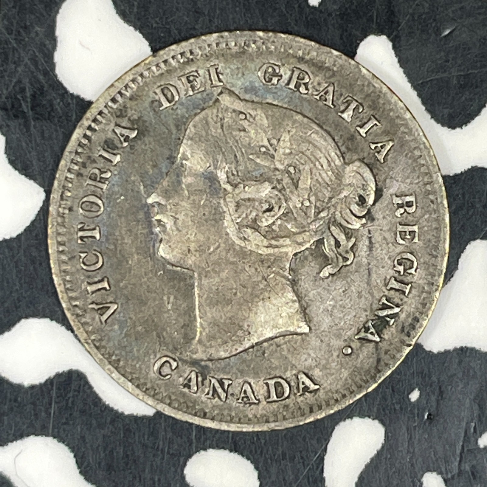 1900 Canada 5 Cents Lot#C8710 Silver! Nice!