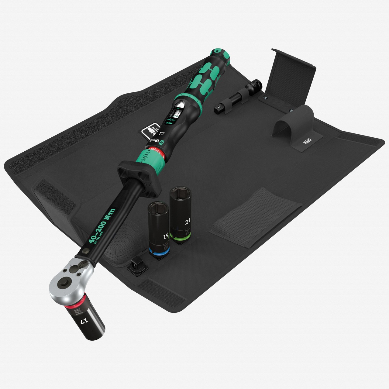Wera 075790 Click-Torque Lock C 3 Car Wheel Change Set, 5 Pieces
