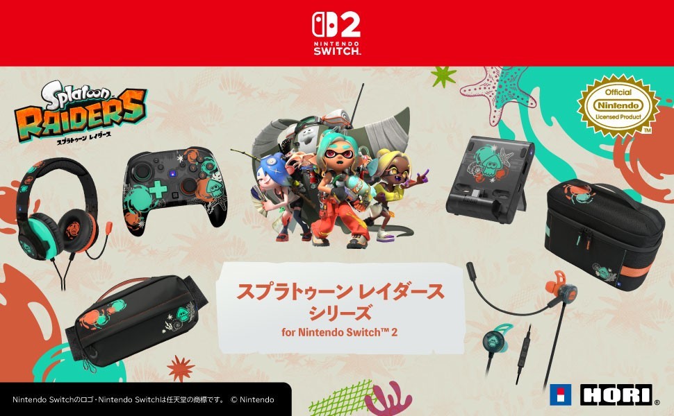 Splatoon Raiders Wireless HORIPAD TURBO Controller for Nintendo Switch 2 JP NEW
