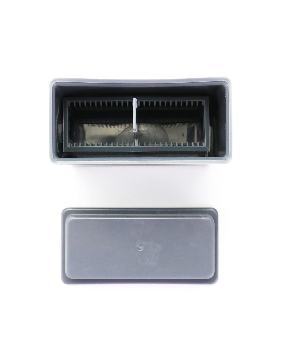 Microscope Slides Staining Jar and Rack, 10 Pack 24-Slots, Grey