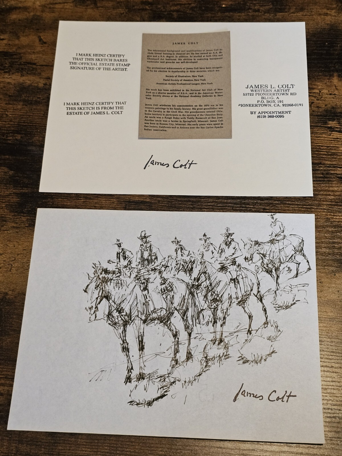 James Colt Western Cowboys Sketching (117)