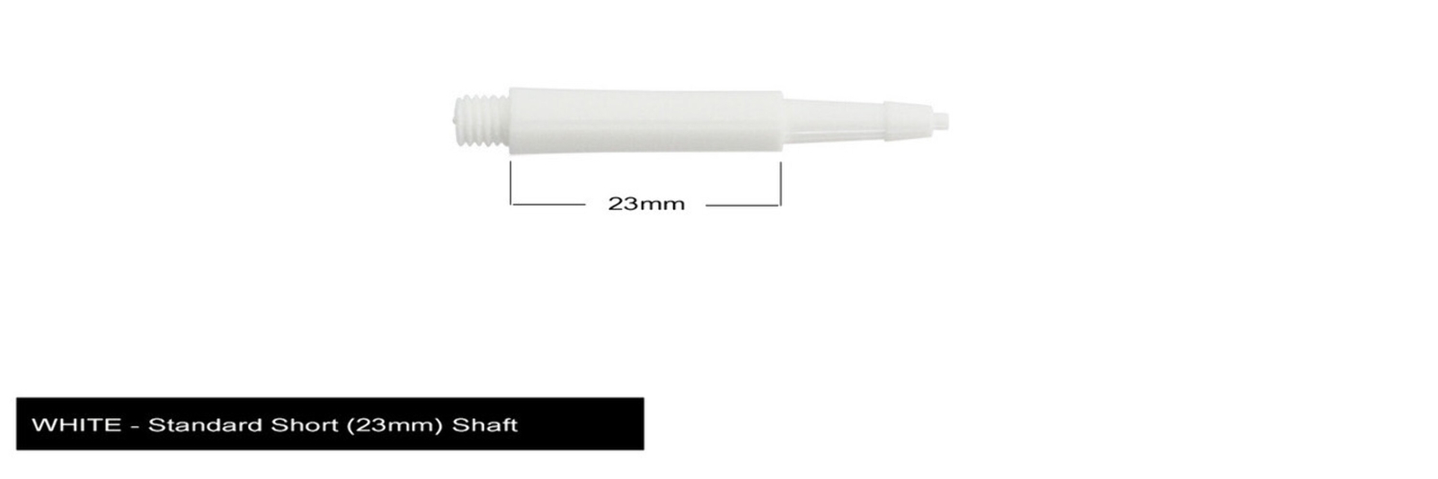 Harrows Clic Standard Short 2ba Dart Shafts - White