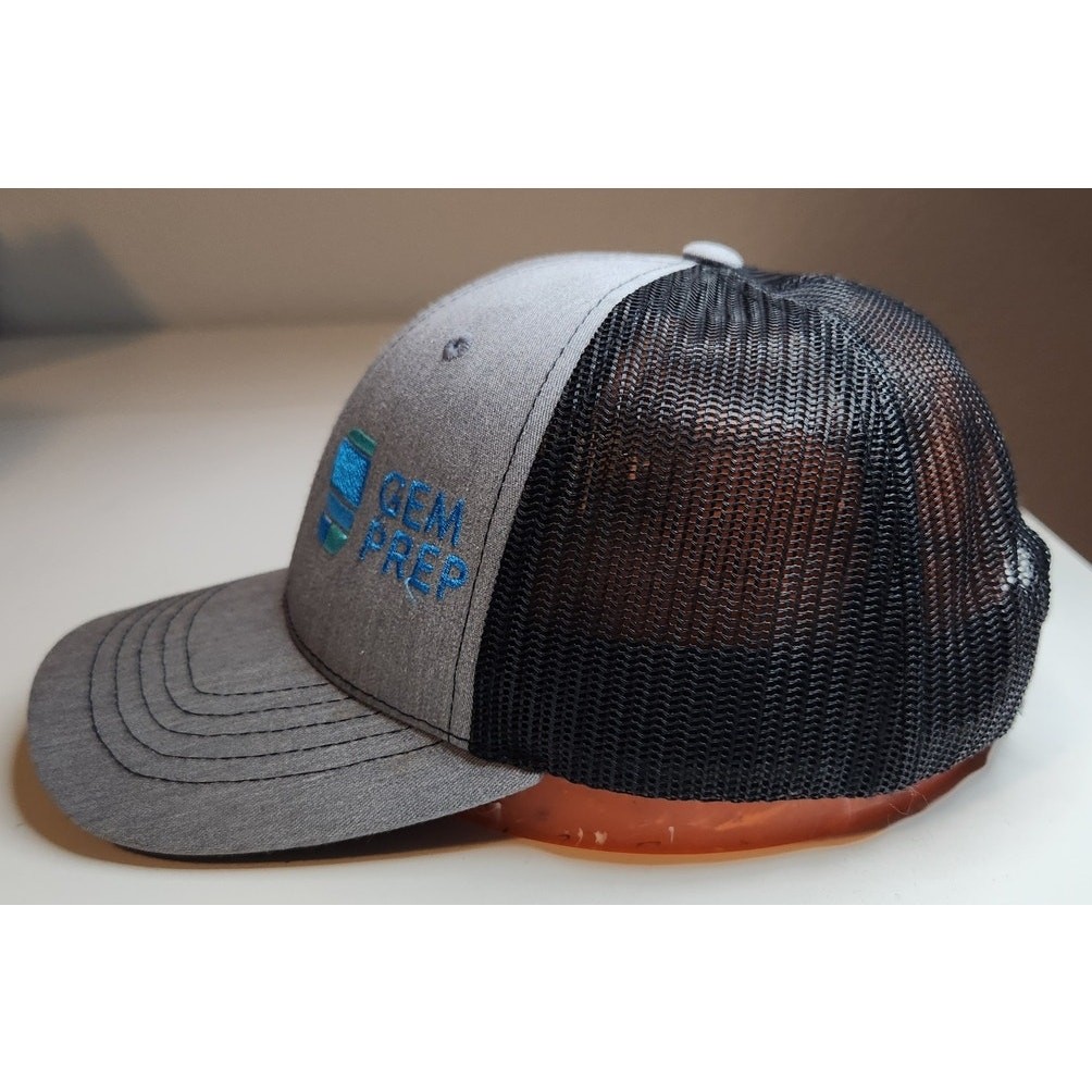 Richardson Style 112 Baseball Cap Hat Gem Prep Embroidered Logo Adj Strap Back