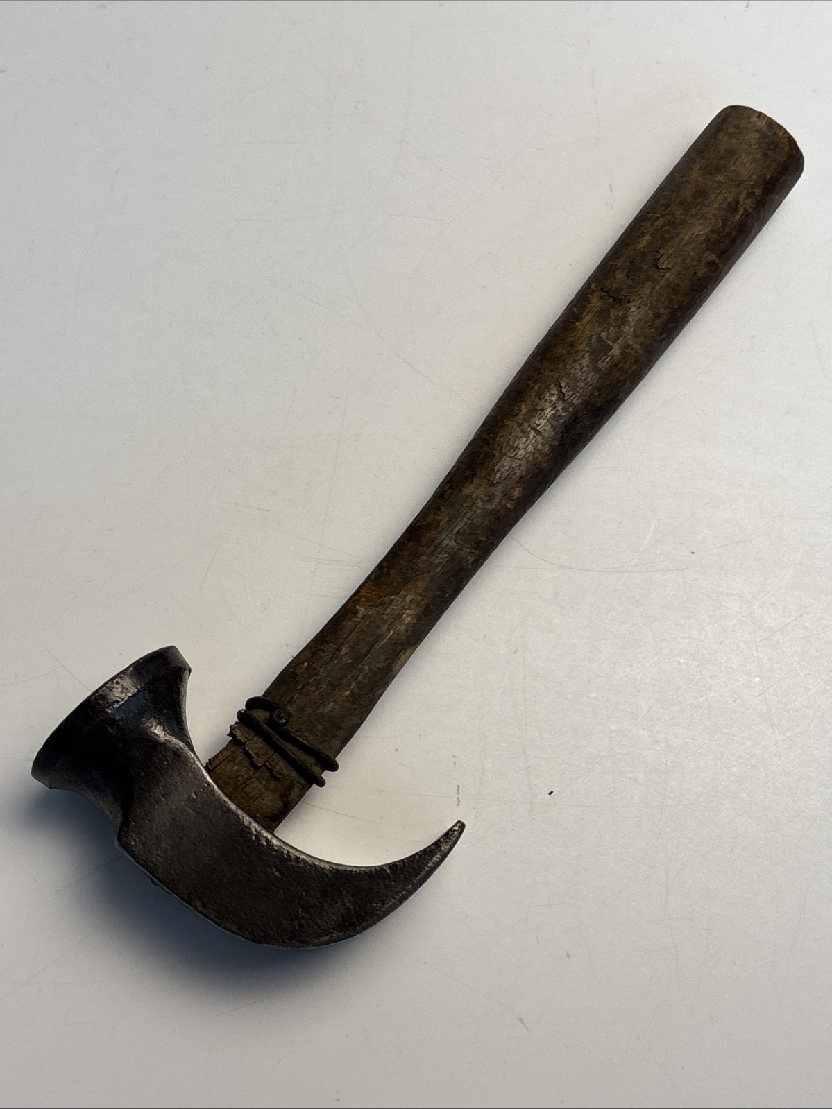 Antique WHITCHER No 3 Cobbler Hammer Solid Steel Boston 9.5”