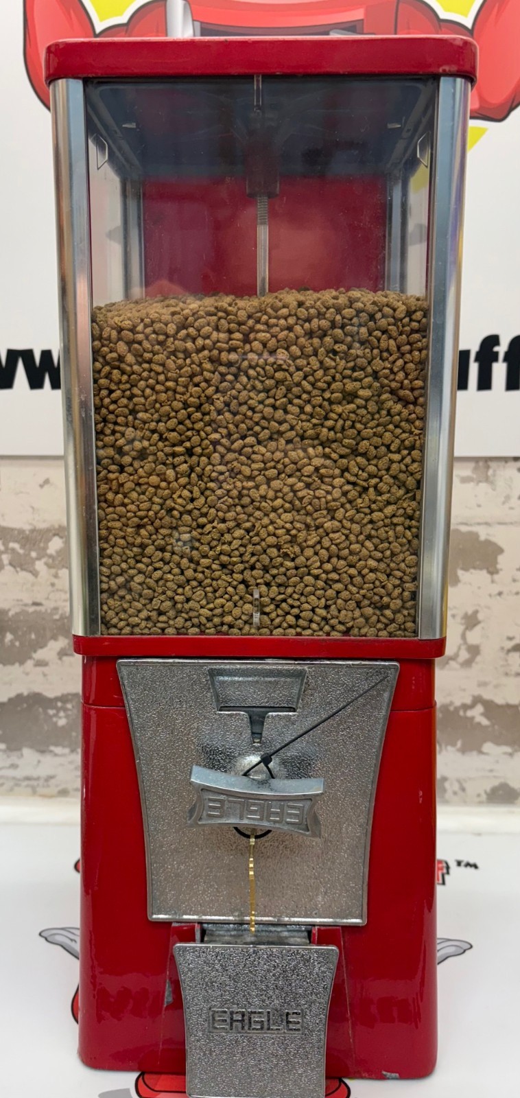 50 cent Animal Feed Koi Pond Fish Duck Food Petting Zoo Vending Machine Free S&H