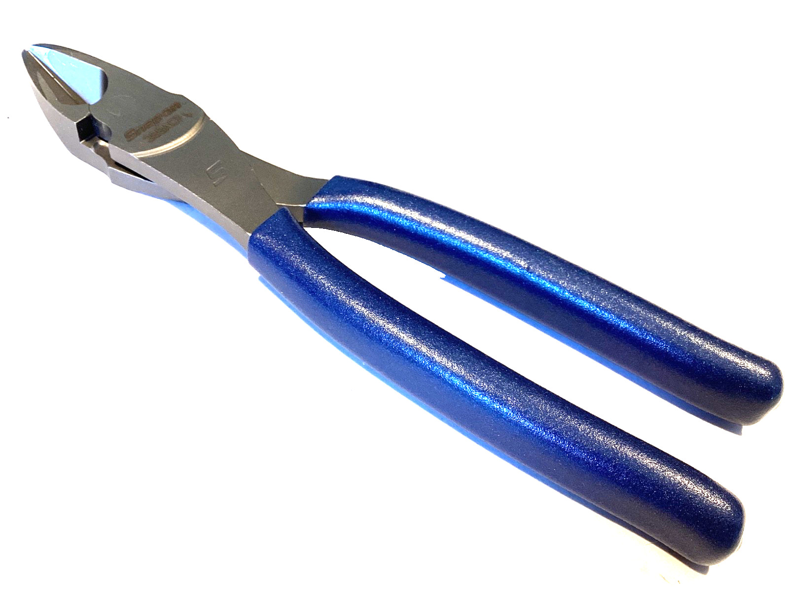 Snap On NEW Power Blue Soft Grip 8" High Leverage Diagonal Cutter Pliers 388ACF