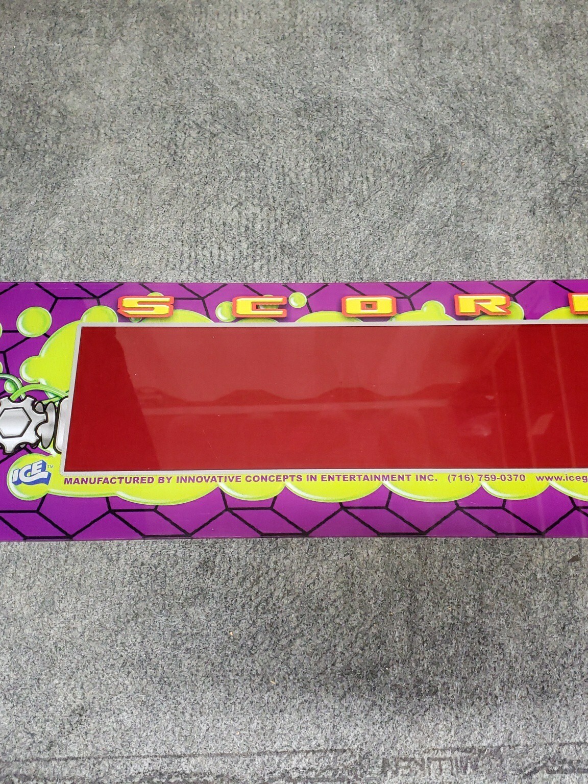 Dunk N Alien Score Display Marquee Plexi