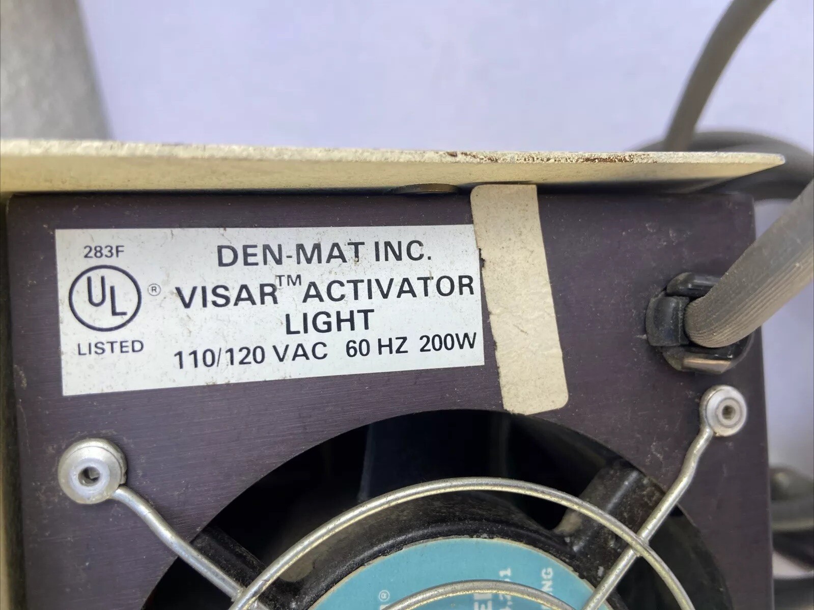 DEN-MAT INC. “VISAR” Dental Activation Curing Light Base Unit