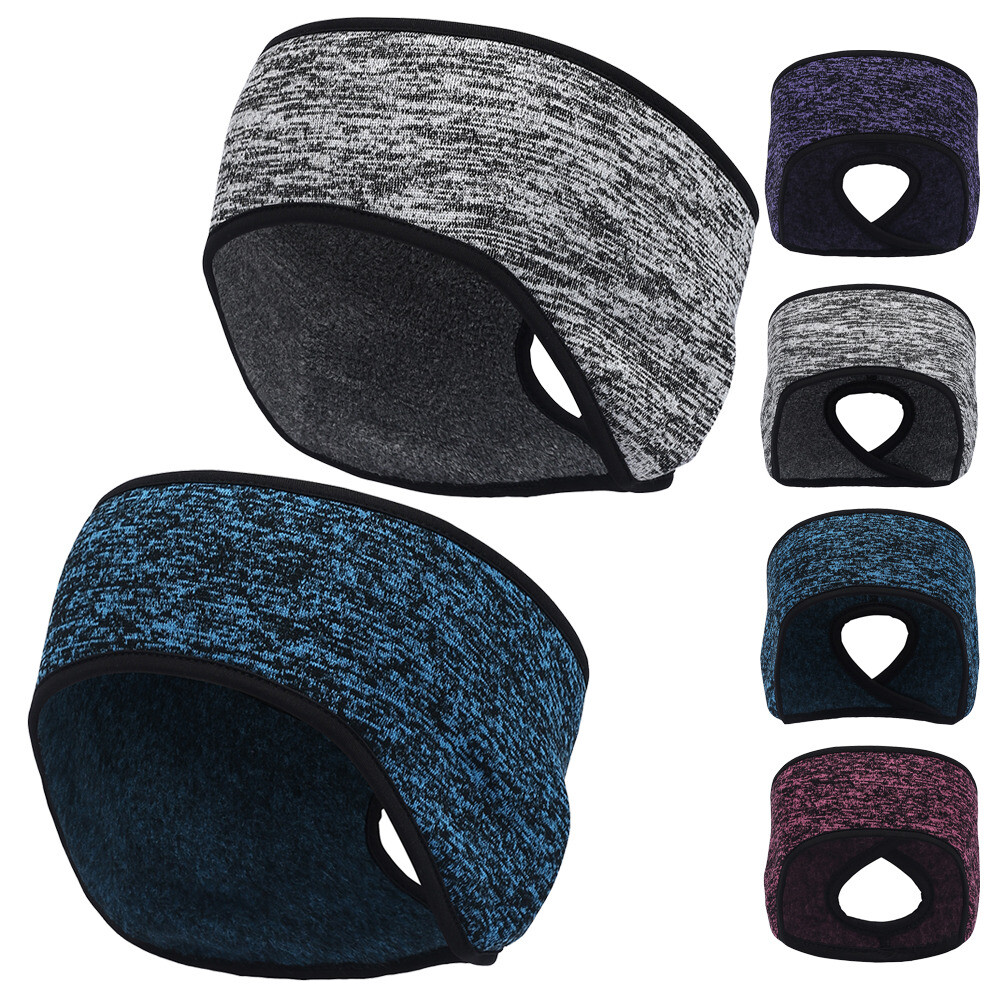 Fleece Hair Band Warmer Ear Warm Cold Weather Headband for Yoga Running Sports