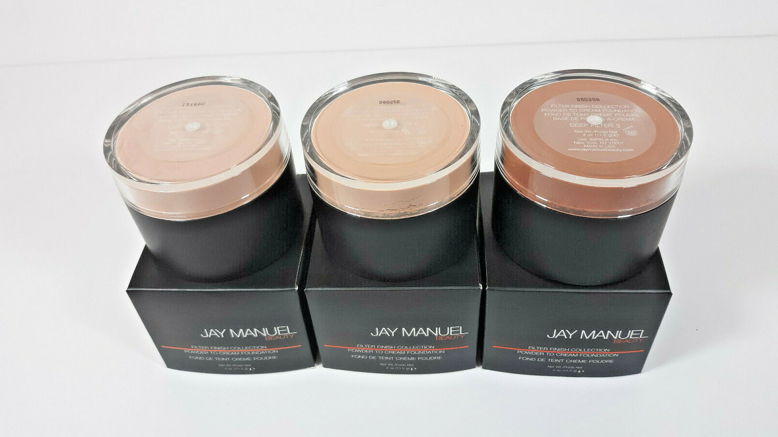 JAY MANUEL Beauty Filter Finish POWDER TO CREAM Foundation - Pick Shade