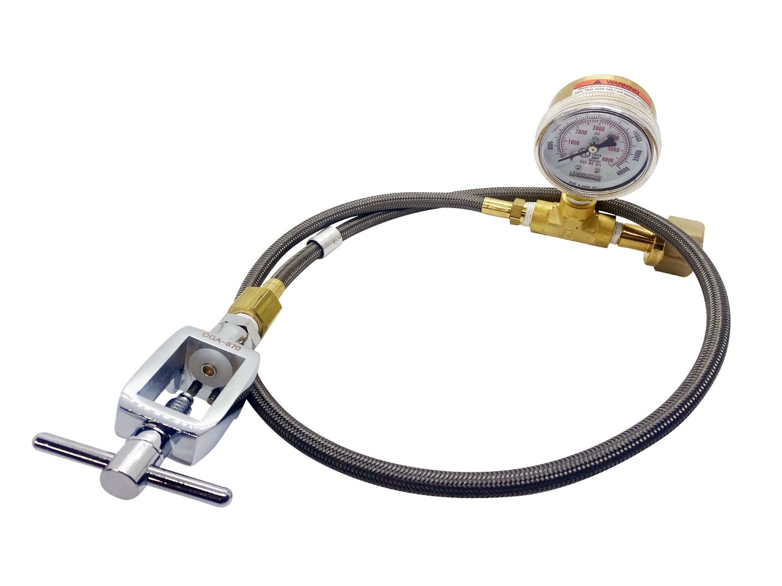 Oxygen Transfill Hose CGA540 CGA870 Aviation Veterinary Medical Large to Small