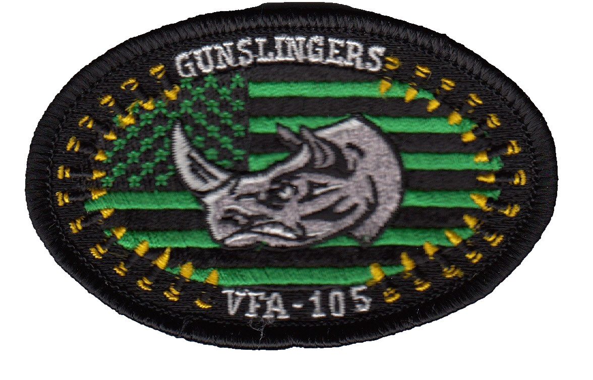 VFA-105 GUNSLINGERS OVAL SHOULDER PATCH