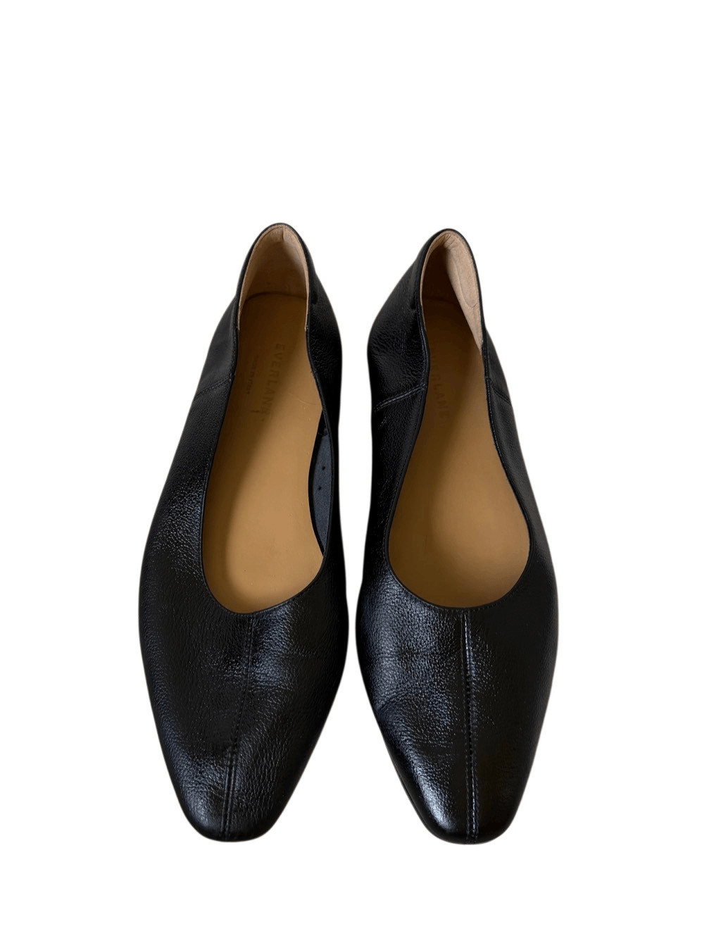 Everlane Flats Italian Leather Tapered Day Glove Black 10