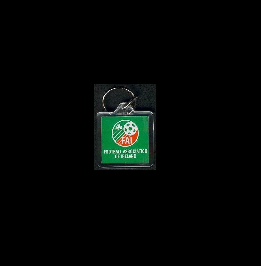 IRELAND IRISH FOOTBALL SOCCER FEDERATION OFFICIAL KEYCHAIN BRAND NEW