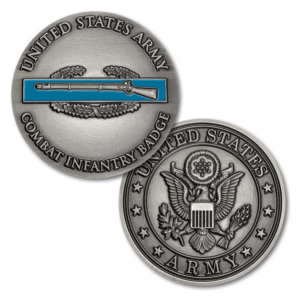 NEW  U.S. Army Combat Infantry Badge Challenge Coin